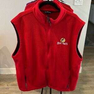 Buc-ee’s fleece vest unisex.